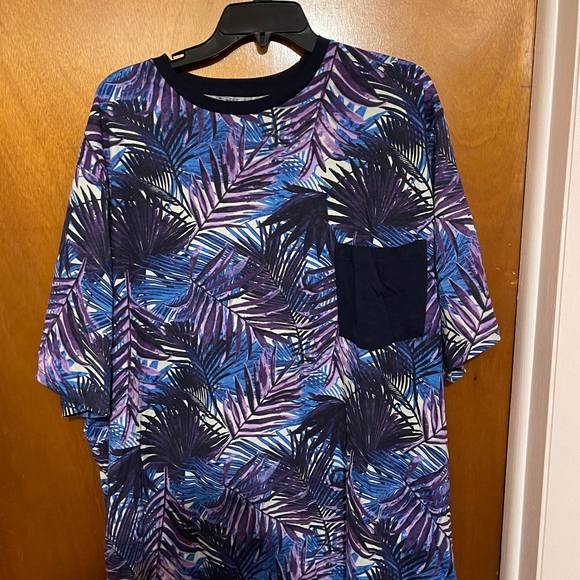 Big & Tall Foundry Floral Men’s Shirt - Picture 2 of 5